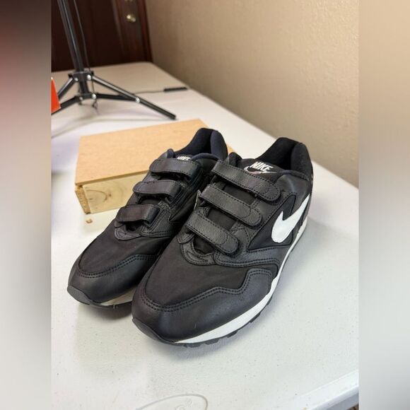 Vintage 90s Nike Decade V Midnight Navy Blue Heavens Gates 1995 Sneakers Sz 7.5 - Picture 7 of 15